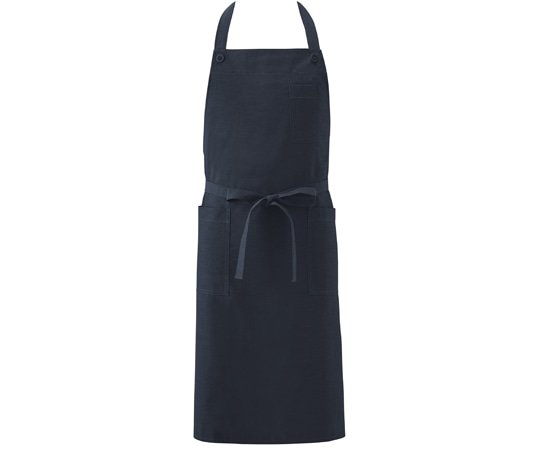 興栄繊商 胸当てエプロン ダークネイビー フリー KI750 1枚(ご注文単位1枚)【直送品】