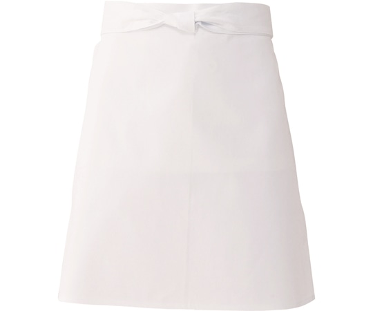 興栄繊商 厨房腰下前掛け ホワイト S M221 1枚(ご注文単位1枚)【直送品】