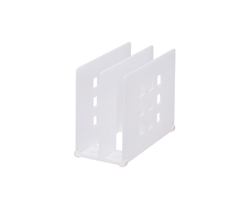 LIHITLAB 仕切ラック S 1乳白 A-7320 A7320-1 1個(ご注文単位1個)【直送品】