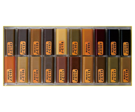 BESCO ハードワックス-ジェイ カラークリアセット (20色) 1セット(ご注文単位1セット)【直送品】