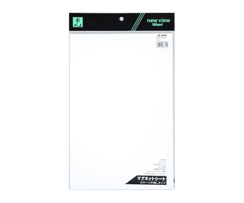 光 ゴムマグネット ホワイト 300×200×0.8mm GMC08-32-5 1個(ご注文単位1個)【直送品】