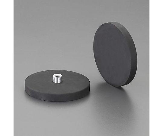 エスコ φ88x8.5mm/M8x1.25雌ネジ/42kgf マグネット(2個) EA781EE-69 1組(ご注文単位1組)【直送品】