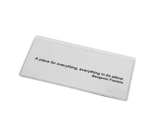 エスコ 102x 51mm クリアホルダー(マグネット付/10枚) EA781GB-102 1組(ご注文単位1組)【直送品】