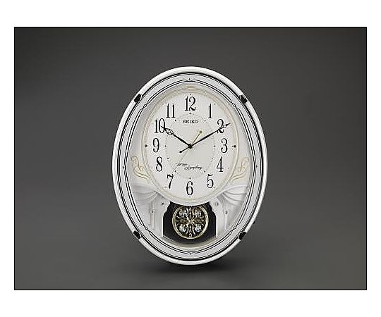 エスコ 415x325x 78mm [電波]掛時計 EA798CC-68A 1個(ご注文単位1個)【直送品】