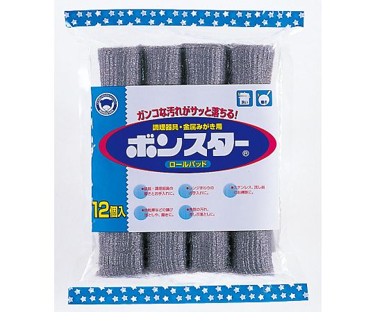 ボンスター ボンスターロールパッド 12個入/袋×100袋 B-005 1箱（ご注文単位1箱）【直送品】