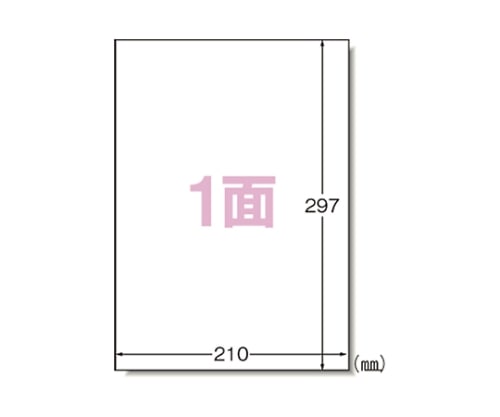 エーワン(A-ONE) ラベルシール[レーザープリンタ]A4 28783 1パック(ご注文単位1パック)【直送品】