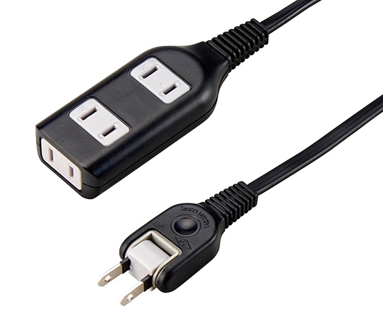 ヤザワコーポレーション 耐トラ付きタップ(コード付き) Y02S301BK 1個(ご注文単位1個)【直送品】