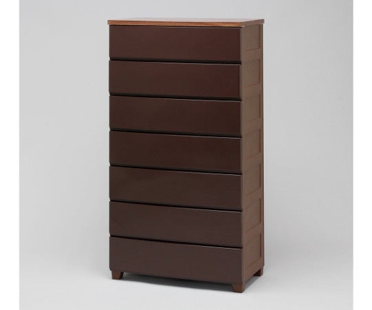 アイリスオーヤマ ウッドトップチェスト 茶 MG-727 1個（ご注文単位1個）【直送品】