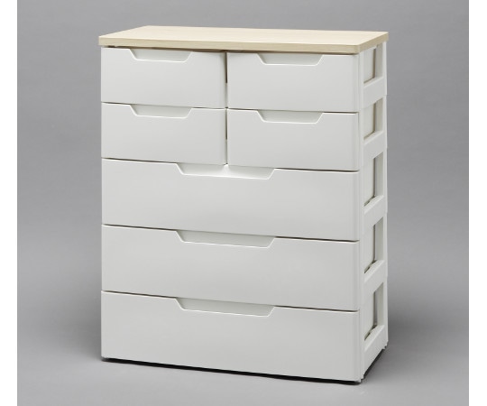 アイリスオーヤマ MUチェスト 白 5段 MU-7234 1個（ご注文単位1個）【直送品】