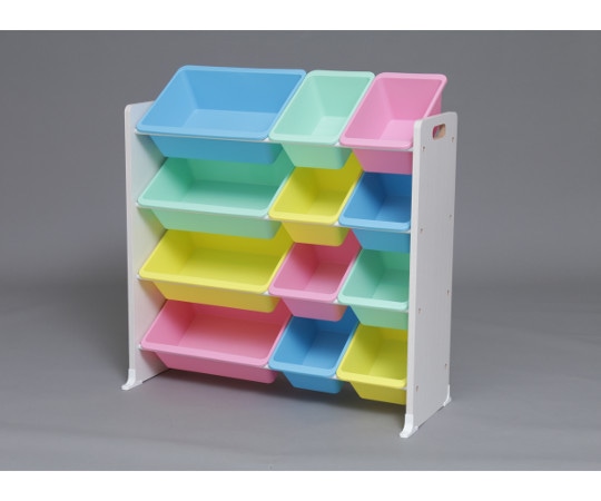 アイリスオーヤマ キッズトイハウスラック パステル KTHR-412 1個（ご注文単位1個）【直送品】