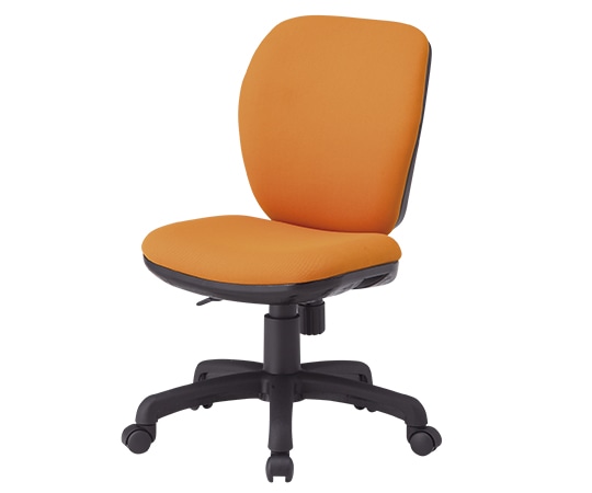 藤沢工業 オフィスチェアー オレンジ FST-77 1脚(ご注文単位1脚)【直送品】