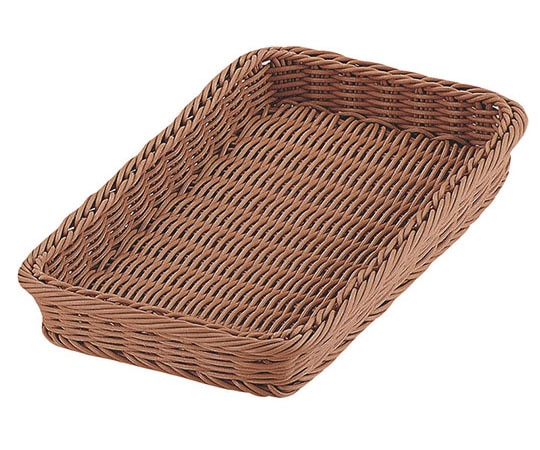 トーダイ 角型ベーカリーバスケット 32型 ブラウン CO-704-BR 603373 1個（ご注文単位1個）【直送品】