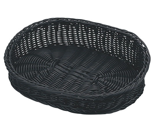 トーダイ 小判型フードバスケット60型(斜め) ブラック VB-944-BK 603513 1個（ご注文単位1個）【直送品】