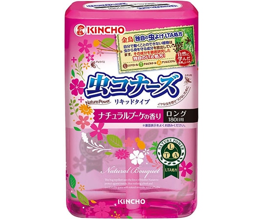 金鳥(大日本除虫菊) 虫コナーズ リキッドタイプ ロング 180日 ナチュラルブーケの香り 400ML  1個（ご注文単位1個）【直送品】