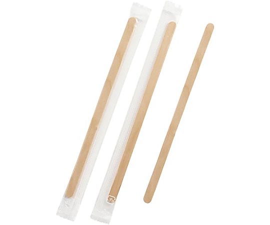 サンナップ ウッドマドラー PP包装入 100本入 MDW-100P 1パック(ご注文単位1パック)【直送品】