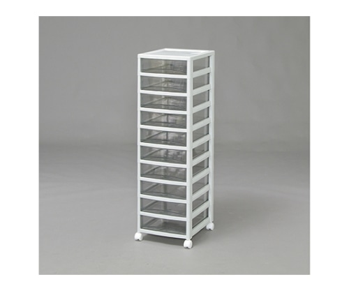 アイリスオーヤマ オフィスチェスト 中10段 ライトグレー OCE-1000R 1個(ご注文単位1個)【直送品】