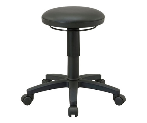 ナカバヤシ ラウンドレバーチェア ブラック RZR-104BK 1個(ご注文単位1個)【直送品】