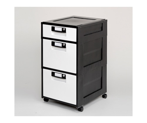 アイリスオーヤマ オフィスキャビネット ブラック HG-312 1個(ご注文単位1個)【直送品】