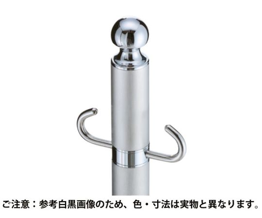 シロクマ フロアパーティションポールクローム/ヘアーライン FPP0105 1個(ご注文単位1個)【直送品】
