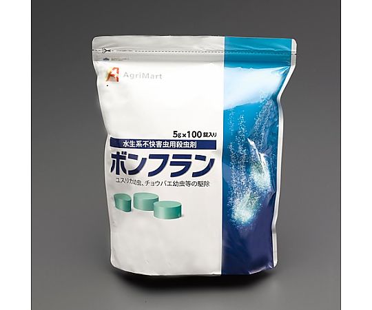 エスコ 水生系不快害虫用殺虫剤(100錠) EA941-80 1袋(ご注文単位1袋)【直送品】