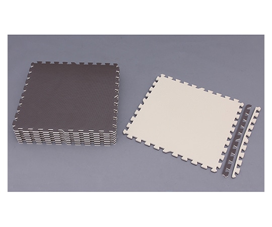アイリスオーヤマ ジョイントマット ブラウン/ベージュ 620×620×18mm 1セット(16枚入) JTMR-616 1セット（ご注文単位1セット）【直送品】