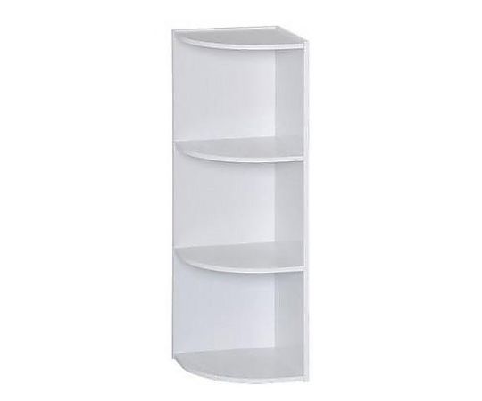 エスコ 290x290x879mm 収納ラック(コーナー用/オフホワイト) EA954FB-151 1個(ご注文単位1個)【直送品】