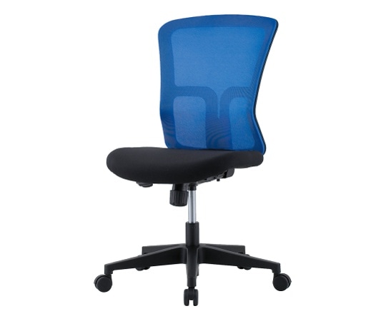 井上金庫 オフイスチェア (GSMシリーズ) メッシュタイプ ブルー GSM-10-BL 1台(ご注文単位1台)【直送品】