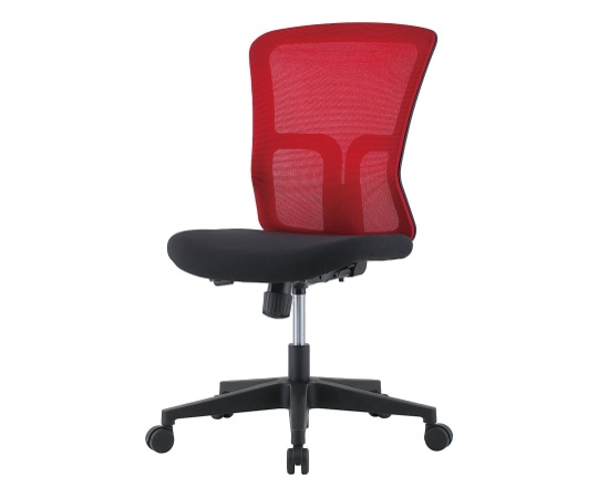 井上金庫 オフイスチェア (GSMシリーズ) メッシュタイプ レッド GSM-10-RD 1台(ご注文単位1台)【直送品】