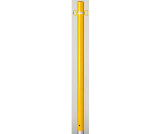 ユニット 駐車用区画支柱 60.5 鉄製 835-311 1本(ご注文単位1本)【直送品】