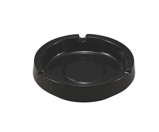 カンダ 灰皿 黒 E-38L 189104 1個（ご注文単位1個）【直送品】