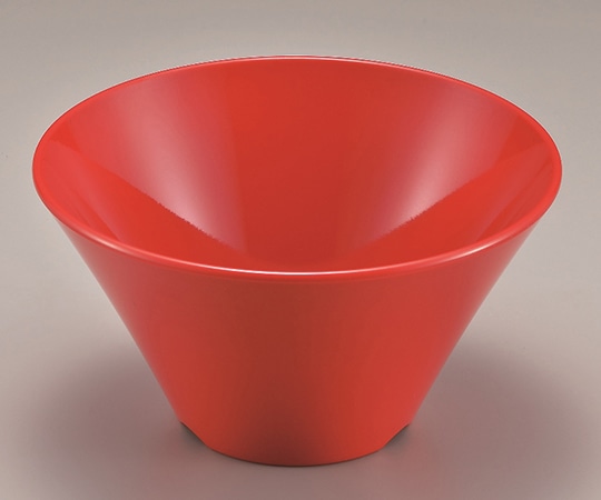 エンテック シンプル食器 めん鉢18 赤 SP-88R 1個（ご注文単位1個）【直送品】
