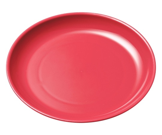エンテック (レッド) ポリプロ給食皿16cm 1712R 1個（ご注文単位1個）【直送品】