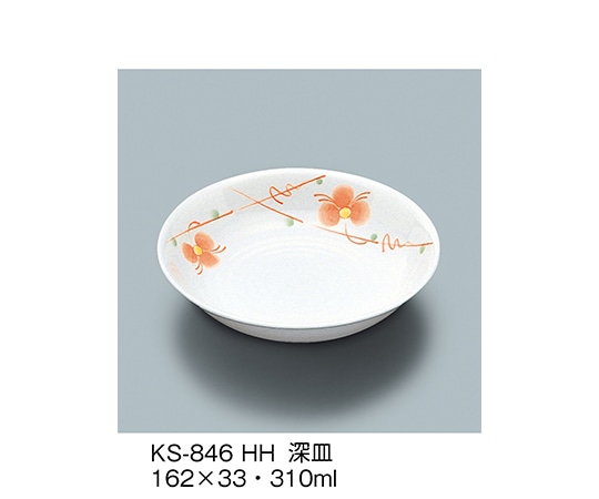 三信化工 深皿 初花 KS-846_HH 1個（ご注文単位1個）【直送品】