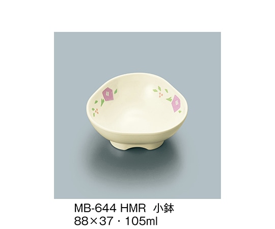 三信化工 小鉢 華かんむり MB-644_HMR 1個（ご注文単位1個）【直送品】