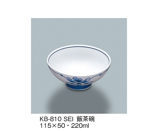 三信化工 飯茶碗 青風 KB-810_SEI 1個（ご注文単位1個）【直送品】