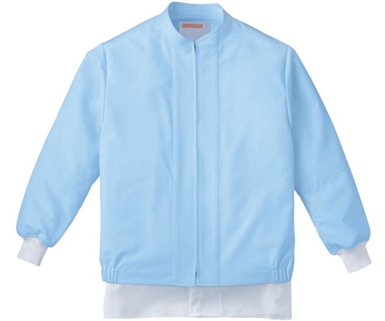 KAZEN ジャンパー男女兼用 サックス S 408-41 S 1枚（ご注文単位1枚）【直送品】