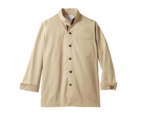 住商モンブラン コックジャケット兼用 長袖 ベージュ茶 6-983 S 1枚（ご注文単位1枚）【直送品】