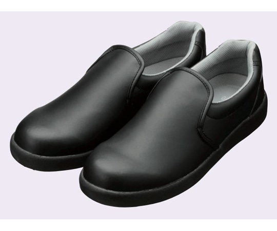 KAZEN コックシューズ 黒 28.0cm 468-65 28.0cm 1足（ご注文単位1足）【直送品】