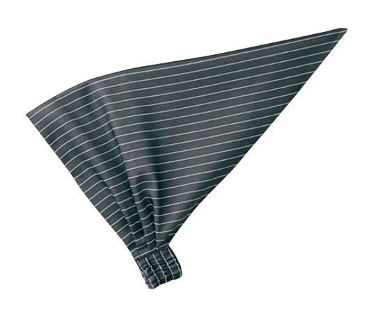 KAZEN バンダナキャップ ブラックストライプ フリー APK474-S5 フリー 1枚（ご注文単位1枚）【直送品】