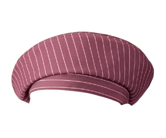 KAZEN ベレー帽 ワインストライプ フリー APK483-S81 フリー 1枚（ご注文単位1枚）【直送品】