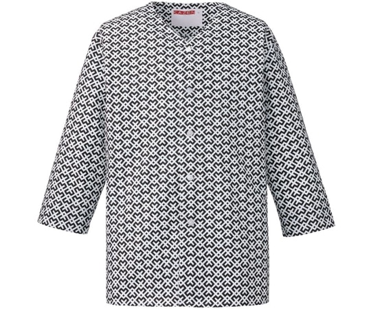 KAZEN タボシャツ 幾何柄 M APK556-15 M 1枚（ご注文単位1枚）【直送品】