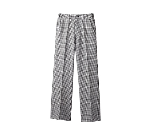 住商モンブラン パンツ メンズ 黒チェック 両脇ゴム 7-841 S 1枚（ご注文単位1枚）【直送品】