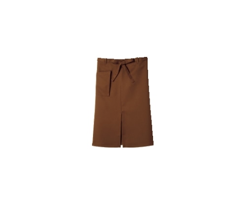 住商モンブラン サロンエプロン ブラウン 9-474 フリー 1枚（ご注文単位1枚）【直送品】