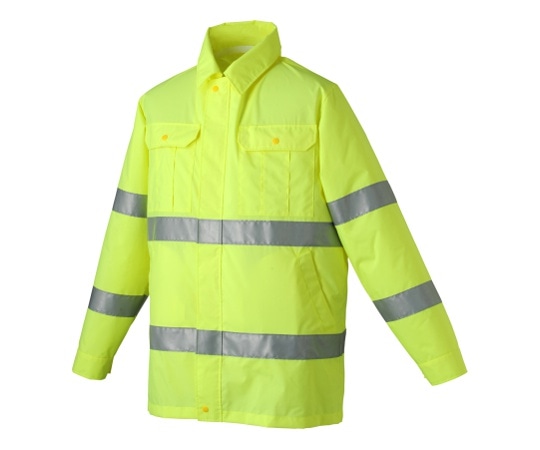 アゼアス AZ LITER10190 高視認性空調服? ジャケット イエロー LL AZLITE10190Y-LL 1着(ご注文単位1着)【直送品】