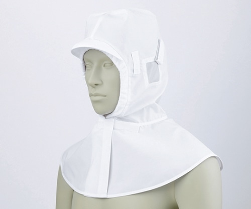 住商モンブラン 頭巾帽子 白 9-945 フリー 1枚（ご注文単位1枚）【直送品】