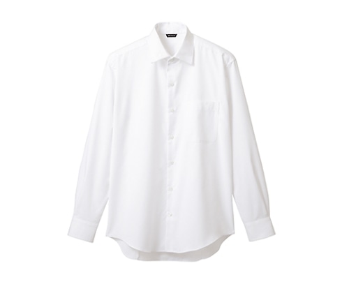住商モンブラン シャツ メンズ 長袖 白 BF2571-2 L 1枚（ご注文単位1枚）【直送品】