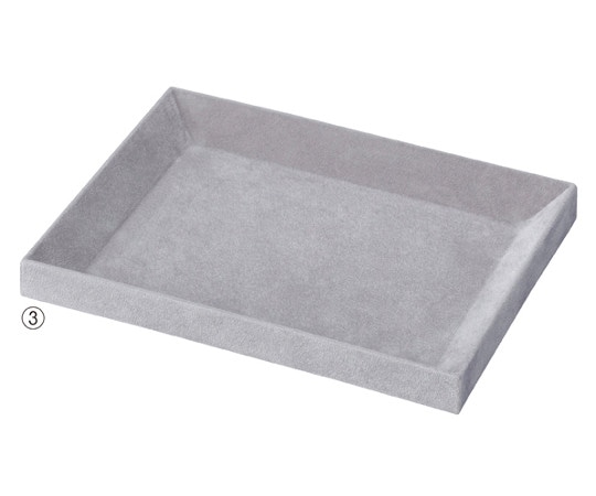 アズワン 接客トレイ 大 グレー 61-545-27-6 1個（ご注文単位1個）【直送品】