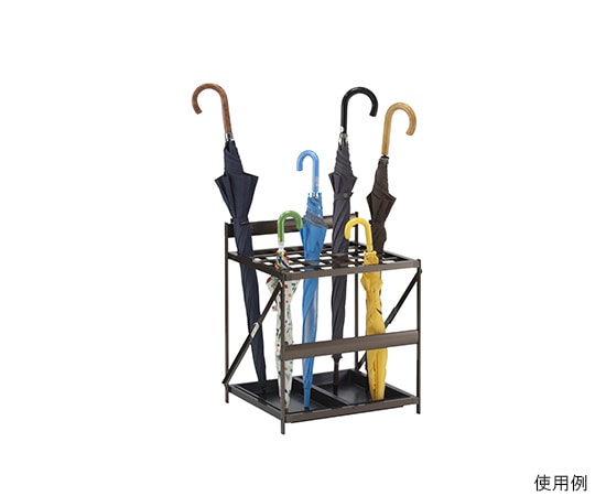 パックス工業 折りたたみ式アルミ製傘立て 45本用 AL-PBR 1台(ご注文単位1台)【直送品】