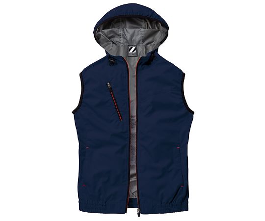 WHISEL(自重堂) 仕事着だけでなくアウトドアやスポーツ観戦にも適した空調服ベスト ネイビー S 74220 1枚(ご注文単位1枚)【直送品】