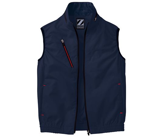 WHISEL(自重堂) スプリットファスナーが際立つ空調服ベスト M 74060 1枚(ご注文単位1枚)【直送品】